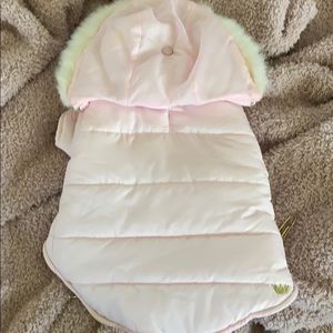 Padded Dog Jacket Coat with hoodie